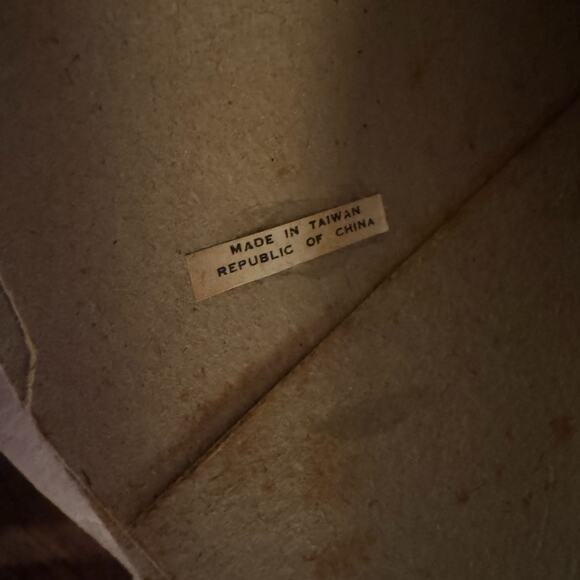 Lot of 3 Vintage 1960's Burlap Cardboard Angels Christmas Taiwan Folk Art Cute - Picture 6 of 6